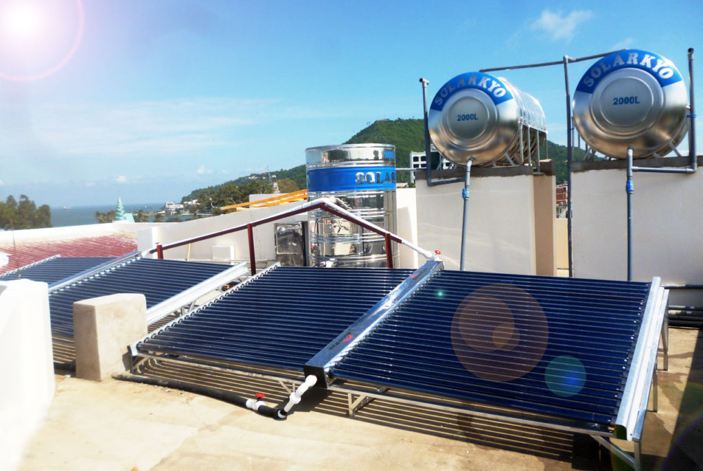 Máy nước nóng năng lượng mặt trời Vũng Tàu